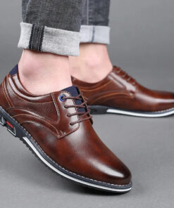 chaussures élégantes en cuir pour hommes tchad